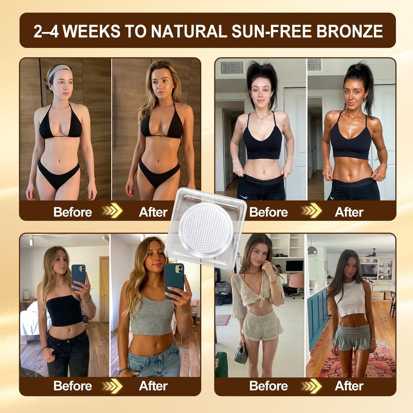 𝑮𝒂𝒇𝒂𝒄𝒆® Sunless Natural Glow Transdermal Tanning Micro-Needle Patch💝