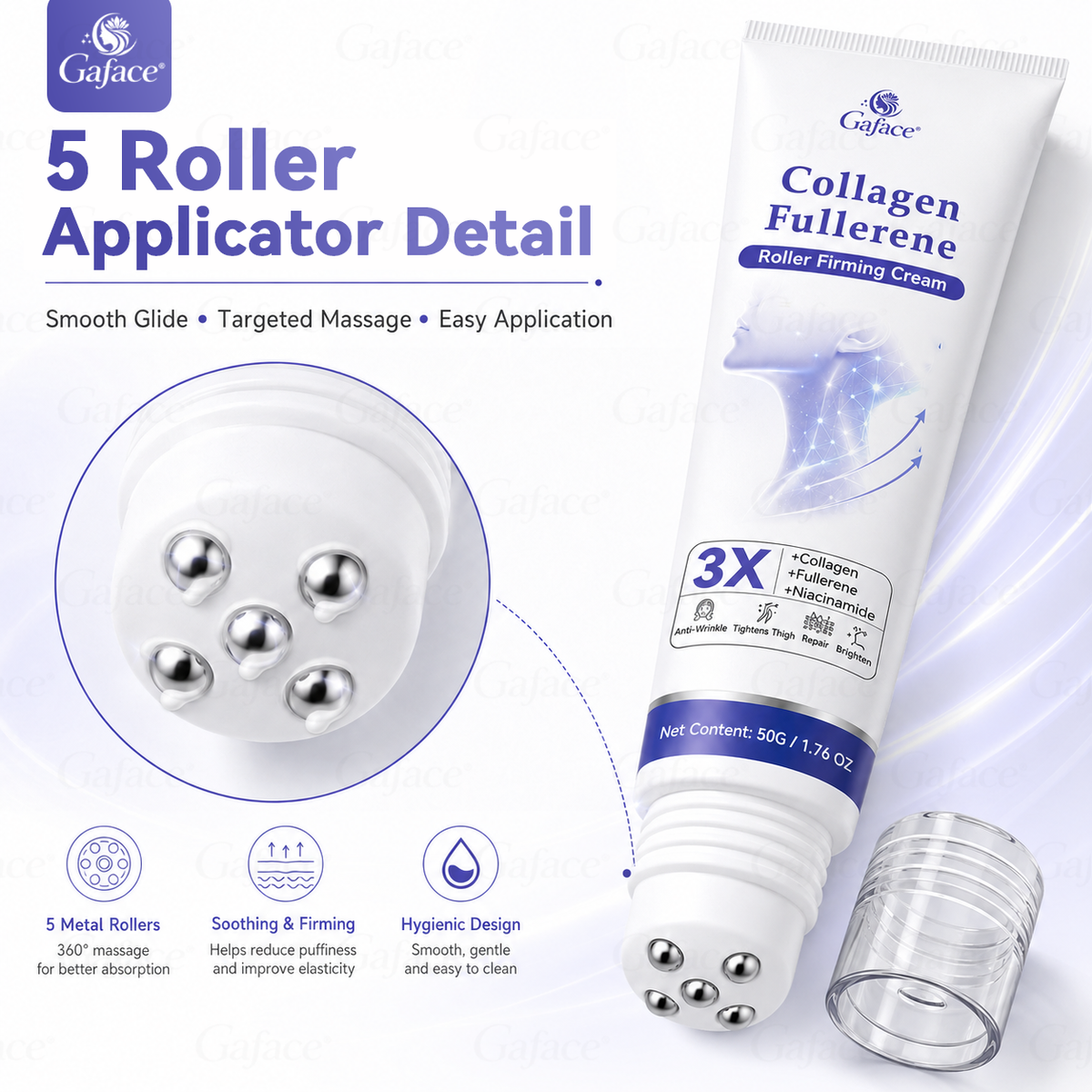 𝐆𝐀𝐅𝐀𝐂𝐄®💎𝐀𝐞𝐭𝐡𝐞𝐫𝐢𝐨𝐧-𝐗𝟗™ 𝟓-𝐏𝐨𝐢𝐧𝐭 𝐑𝐨𝐥𝐥𝐞𝐫 𝐅𝐢𝐫𝐦𝐢𝐧𝐠 𝐂𝐫𝐞𝐚𝐦 Quantum Ceramic Matrix · Collagen · Fullerene🥑