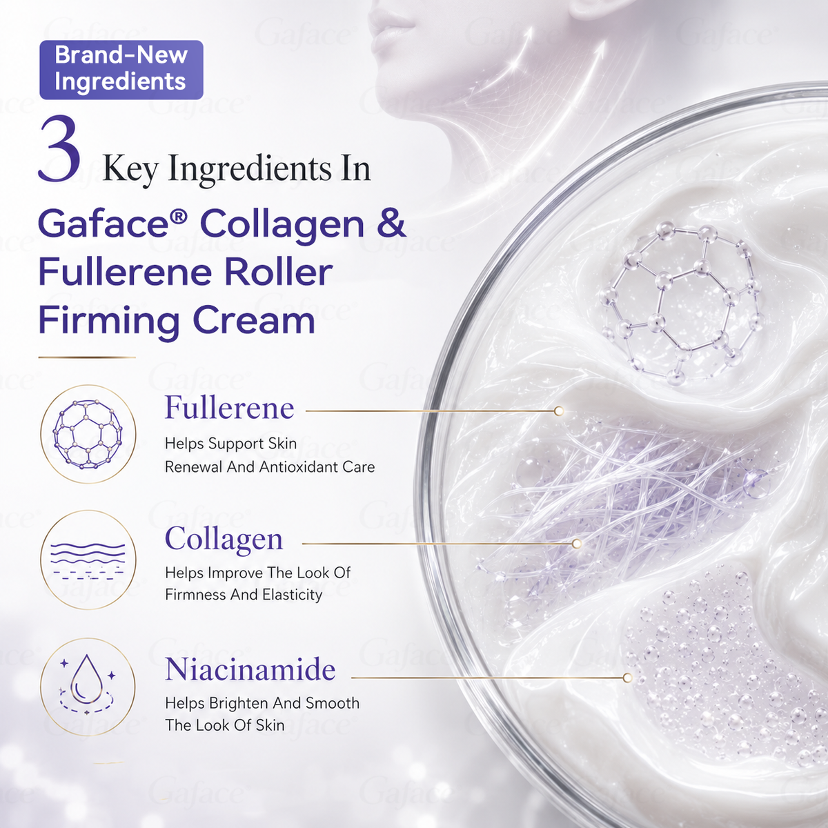 𝐆𝐀𝐅𝐀𝐂𝐄®💎𝐀𝐞𝐭𝐡𝐞𝐫𝐢𝐨𝐧-𝐗𝟗™ 𝟓-𝐏𝐨𝐢𝐧𝐭 𝐑𝐨𝐥𝐥𝐞𝐫 𝐅𝐢𝐫𝐦𝐢𝐧𝐠 𝐂𝐫𝐞𝐚𝐦 Quantum Ceramic Matrix · Collagen · Fullerene🥑