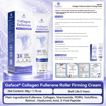 𝐆𝐀𝐅𝐀𝐂𝐄®💎𝐀𝐞𝐭𝐡𝐞𝐫𝐢𝐨𝐧-𝐗𝟗™ 𝟓-𝐏𝐨𝐢𝐧𝐭 𝐑𝐨𝐥𝐥𝐞𝐫 𝐅𝐢𝐫𝐦𝐢𝐧𝐠 𝐂𝐫𝐞𝐚𝐦 Quantum Ceramic Matrix · Collagen · Fullerene🥑