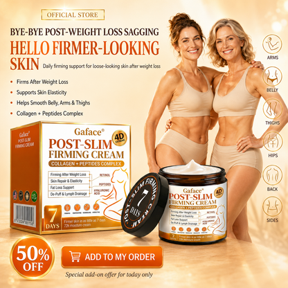 𝐆𝐚𝐟𝐚𝐜𝐞® 𝐏𝐨𝐬𝐭-𝐒𝐥𝐢𝐦 𝐅𝐢𝐫𝐦𝐢𝐧𝐠 𝐂𝐫𝐞𝐚𝐦 𝐰𝐢𝐭𝐡 𝐆𝐇𝐊-𝐂𝐮, 𝐀𝐫𝐠𝐢𝐫𝐞𝐥𝐢𝐧𝐞 & 𝐌𝐚𝐭𝐫𝐢𝐱𝐲𝐥 𝟑𝟎𝟎𝟎, 𝐜𝐨𝐥𝐥𝐚𝐠𝐞𝐧 𝐩𝐞𝐩𝐭𝐢𝐝𝐞𝐬 𝐚𝐧𝐝 𝐬𝐤𝐢𝐧-𝐟𝐢𝐫𝐦𝐢𝐧𝐠 𝐚𝐜𝐭𝐢𝐯𝐞𝐬 𝐭𝐨 𝐭𝐚𝐫𝐠𝐞𝐭 𝐥𝐨𝐨𝐬𝐞, 𝐬𝐚𝐠𝐠𝐢𝐧𝐠 𝐬𝐤𝐢𝐧 𝐚𝐟𝐭𝐞𝐫 𝐰𝐞𝐢𝐠𝐡𝐭 𝐥𝐨𝐬𝐬.