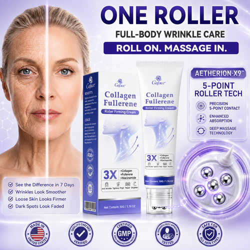 𝐆𝐀𝐅𝐀𝐂𝐄®💎𝐀𝐞𝐭𝐡𝐞𝐫𝐢𝐨𝐧-𝐗𝟗™ 𝟓-𝐏𝐨𝐢𝐧𝐭 𝐑𝐨𝐥𝐥𝐞𝐫 𝐅𝐢𝐫𝐦𝐢𝐧𝐠 𝐂𝐫𝐞𝐚𝐦 Quantum Ceramic Matrix · Collagen · Fullerene🥑