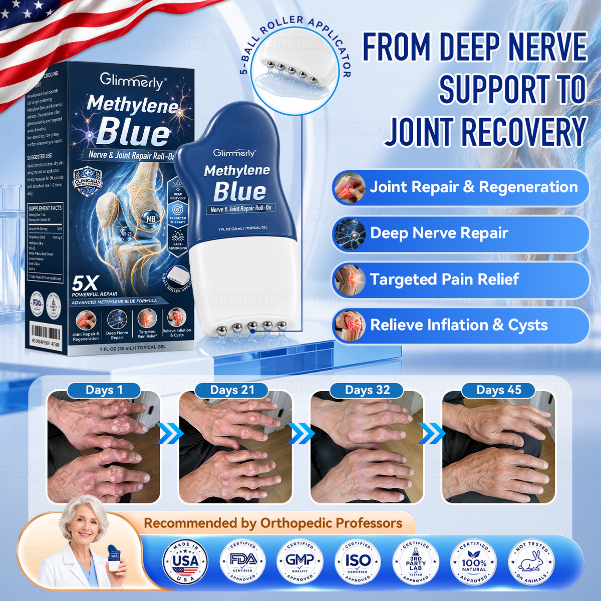 关节滚轮 定稿𝑮𝒍𝒊𝒎𝒎𝒆𝒓𝒍𝒚® 𝑴𝒆𝒕𝒉𝒚𝒍𝒆𝒏𝒆 𝑩𝒍𝒖𝒆 𝑵𝒆𝒓𝒗𝒆 & 𝑱𝒐𝒊𝒏𝒕 𝑹𝒆𝒑𝒂𝒊𝒓 𝑹𝒐𝒍𝒍-𝑶𝒏—✨（𝐇𝐞𝐥𝐩𝐬 𝐫𝐞𝐥𝐢𝐞𝐯𝐞 𝐧𝐞𝐫𝐯𝐞 𝐩𝐚𝐢𝐧, 𝐬𝐭𝐢𝐟𝐟𝐧𝐞𝐬𝐬, 𝐚𝐧𝐝 𝐬𝐰𝐞𝐥𝐥𝐢𝐧𝐠, 𝐬𝐮𝐩𝐩𝐨𝐫𝐭𝐬 𝐢𝐦𝐩𝐫𝐨𝐯𝐞𝐝 𝐣𝐨𝐢𝐧𝐭 𝐦𝐨𝐛𝐢𝐥𝐢𝐭𝐲, 𝐰𝐢𝐭𝐡 𝐯𝐢𝐬𝐢𝐛𝐥𝐞 𝐫𝐞𝐬𝐮𝐥𝐭𝐬 𝐢𝐧 𝐚𝐬 𝐥𝐢𝐭𝐭𝐥𝐞 𝐚𝐬 𝟕 𝐝𝐚𝐲𝐬.）