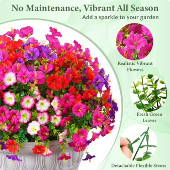 🔥Last Day 60% OFF🔥UV Resistant Artificial Petunias Flowers