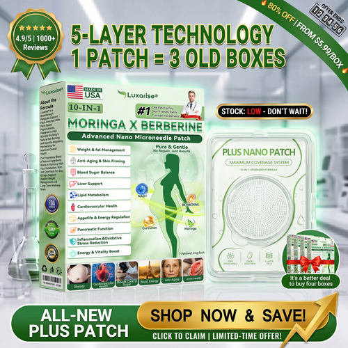 𝐋𝐔𝗫𝐀𝙍𝐈𝑆𝐄® 𝑴𝒐𝒓𝒊𝒏𝒈𝒂 & 𝑩𝒆𝒓𝒃𝒆𝒓𝒊𝒏𝒆 𝟏𝟎-𝐈𝐍-𝟏 𝐀𝐝𝐯𝐚𝐧𝐜𝐞𝐝 𝐍𝐚𝐧𝐨 𝐌𝐢𝐜𝐫𝐨𝐧𝐞𝐞𝐝𝐥𝐞 𝐏𝐚𝐭𝐜𝐡（UPSELL）